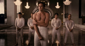 Oh, for the love of God, could someone please get this man a shirt so I can concentrate!