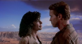 - I just had a terrible thought. What if this is a dream?
- Well, then kiss me quick before you wake up.