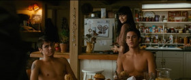 - Alright, check it out! We can hear each other's thoughts.
- Will you just shut up? These are trade secrets. Damn it! This chick runs with vampires.
- I can't really run with vampires. Because they are fast.