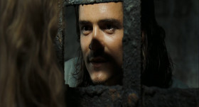 - I have faith in you. Both of you. Where will you find him?
- Tortuga. I'll start there and I won't stop searching till I find him. And then I intend to return here to marry you.
- Properly?
- Eagerly, if you'll still have me.
- If it weren't for these bars, I'd have you already. I'll wait for you.
- Keep a weather eye on the horizon.