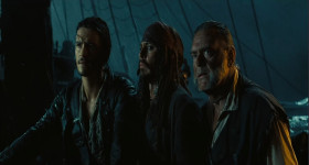 - So, what's your plan, then?
- I row over, search the ship until I find your bloody key.
- And if there are crewmen?
- I cut down anyone in my path.
- I like it. Simple, easy to remember.