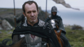 - You should kneel before your brother. He's the Lord's chosen, born amidst salt and smoke.
- Born amidst salt and smoke? Is he a ham?