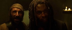 - Well, well, well. Look what we have here, Twigg. Captain Jack Sparrow.
- Last time I saw you, you were all alone on a godforsaken island shrinking into the distance. His fortunes aren't improved much.
- Worry about your own fortunes, gentlemen. The deepest circle of hell is reserved for betrayers and mutineers.