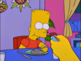 Bart's a tub, Lisa's weak as a little girl and Maggie doesn't seem to be growing at all! 