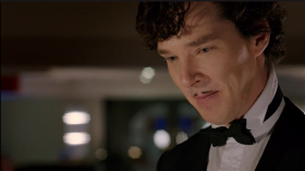 Interesting thing, a tuxedo. Lends distinction to friends and anonymity to waiters. 
