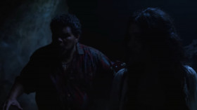 - What was that?
- It's a scary noise in a dark cave. Keep moving. Keep moving. Go, go.