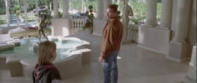 - Wait. Where are you going?
- I'll be back. You didn't know I was going to say that, did you?
- That's what you always say. Everybody keeps waiting for you to work it in. It's kind of like your calling card.