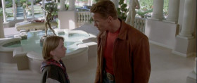 - Wait. Where are you going?
- I'll be back. You didn't know I was going to say that, did you?
- That's what you always say. Everybody keeps waiting for you to work it in. It's kind of like your calling card.
