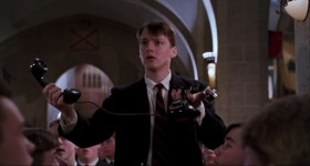 Welton Academy. Hello? Yes, he is. Just a moment. Mr. Nolan, it's for you. It's God. He says we should have girls at Welton.