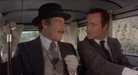 - In Italy, lunch hour is from one to four.
- Three hours for lunch?
- Mr Armbruster... here we do not rush to drugstore for chicken sandwich and Coca-Cola. Here we take our time. We cook our pasta. We sprinkle our parmigiano. We drink our wine. We make our love.
- What do you do in the evening?
- In the evening we go home to our wives.
