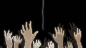 Even if forced to stand on the edge of despair, I'll grab tightly onto the chance thin as a spider thread.