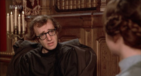 - You think I was made in God's image? You think he wears glasses?
- Not with those frames.