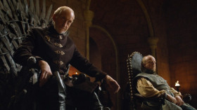 - Tyrion of the House Lannister, you stand accused by the Queen Regent of regicide. Did you kill King Joffrey?
- No.
- Did your wife, the Lady Sansa?
- Not that I know of.
- How would you say he died, then?
- Choked on his pigeon pie.
- So you would blame the bakers?
- Or the pigeons. Just leave me out of it.