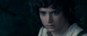 - If you ask it of me, I will give you the one ring. 
- You offer it to me freely. I do not deny that my heart has greatly desried this. In the place of a Dark Lord, you would have a Queen! [<em>She changes, and she seems very powerful</em>] Not dark, but beautiful and terrible as the dawn! Treacherous as the sea! Stronger than the foundations of the Earth! All shall love me and despair!..  [<em>She becomes normal again</em>] I pass the test. I will diminish, and go into the west, and remain Galadriel. 