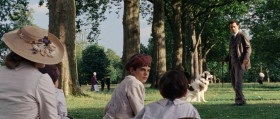 - It's just a dog.
- Come on, darling. "Just a dog"? "Just"?
- Porthos, don't listen to him. Porthos dreams of being a bear and you want to dash those dreams by saying he's "just a dog"? What a horrible, candle-snuffing word. That's like saying, "He can't climb that mountain, he's just a man." Or, "That's not a diamond, it's just a rock." "Just. "
- Fine then. Turn him into a bear. If you can.
- Peter, where are your manner With those eyes, my bonny lad, I'm afraid you'd never see it.
