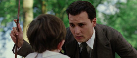 - It's just a dog.
- Come on, darling. "Just a dog"? "Just"?
- Porthos, don't listen to him. Porthos dreams of being a bear and you want to dash those dreams by saying he's "just a dog"? What a horrible, candle-snuffing word. That's like saying, "He can't climb that mountain, he's just a man." Or, "That's not a diamond, it's just a rock." "Just. "
- Fine then. Turn him into a bear. If you can.
- Peter, where are your manner With those eyes, my bonny lad, I'm afraid you'd never see it.