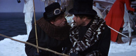 - We got to do something.
- Don't worry. Before this iceberg melts and we drown like rats, we're going to do plenty.
- Yes? What?
- We're going to starve!