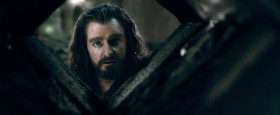 - My people offered you help. And in return, you brought upon them only ruin and death.
- When did Lake-town come to our aid but for the promise of rich reward?
- A bargain was struck!
- A bargain? What choice did we have but to barter our birthright for blankets and food? To ransom our future in exchange for our freedom? You call that a fair trade?