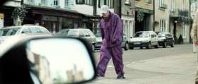 - Okay. What about this guy? Ask yourself, why has he got his hat pulled down like that?
- He's fuck ugly.
- Or he doesn't want you to see his face.
- Because he's fuck ugly.