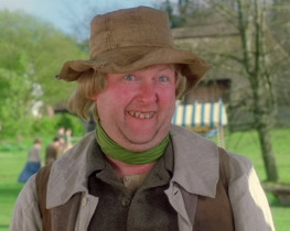 - It's no use. The man is a complete idiot.
- If only. Now my father, he was a complete idiot. I'm still a half-wit.
