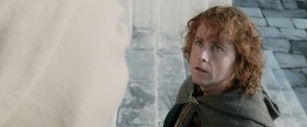 Lord Denethor is Boromir's father. To give him news of his beloved son's death will be most unwise. And do not mention Frodo or the Ring. And say nothing of Aragorn either. In fact, it's better if you do not speak at all, Peregrin Took.
