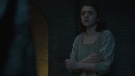 - A man called the Hound. Sandor Clegane. He tried to sell me, but was wounded in a fight. He begged me to kill him, but I wouldn't. I left him in the mountains to die. I wanted him to suffer. I hated him. I hated him. That's not a lie!
- A girl lies to me, to the Many-Faced God, to herself.