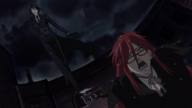 <b>Grell:</b> - Both of you will go to Heaven together!
<b>Sebastian:</b> - Heaven? That has no hold over me.