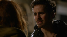 - How am I supposed to trust a man who no longer believes in love?
- I still do.
- Then swear to me on it. This woman that broke your heart... do you still love her?
- Yes.
- Then swear to me on her name.
- I swear on Emma Swan.