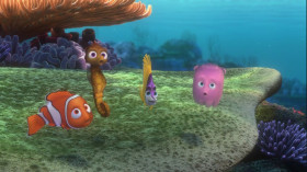 <b>Nemo:</b> - What's that?
<b>Tad:</b> - I know what that is. Sandy Plankton saw one. He said it was called a butt.
<b>Pearl:</b> - Wow. That's a pretty big butt.