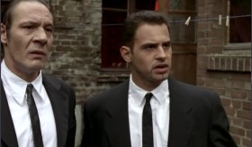 - But the fucking cops stole it. They are all corrupt! Corrupt! 
- See? 
- I know! 
