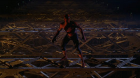- Spider-Man! This is why only fools are heroes. Because you never know... when some lunatic will come along with a sadistic choice: Let die the woman you love or suffer the little children. - Spider-Man! Make your choice, Spider-Man and see how a hero is rewarded.
- Don't do it, Goblin!
- We are who we choose to be. Now, choose!