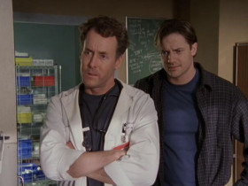 - What? They're my shower shorts.
<...>
- Shower Shorts?
- For the man who has nothing to hide. But still wants to.