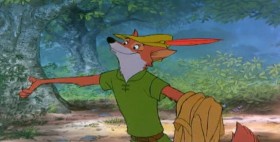 - Sorry, Johnny. Guess I was thinking about Maid Marian again... I can't help it. I love her,Johnny!
- Look, why don't you stop moonin' and mopin' around? Just... Just marry the girl.
- Marry her? You don't just walk up to a girl, hand her a bouquet and say, «Hey, remember me? We were kids together. Will you marry me?»... No. It just isn't done that way.
