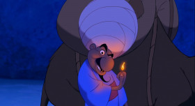 Welcome to Agrabah, city of mystery, of enchantment, and the finest merchandise this side of the river Jordan, on sale today.
