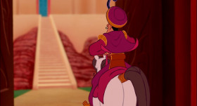 - Look at that, Abu. It's not every day you see a horse with two rear ends.
- Ooh! You are a worthless street rat. You were born a street rat, you'll die a street rat, and only your fleas will mourn you.