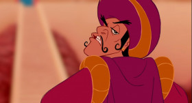 - Look at that, Abu. It's not every day you see a horse with two rear ends.
- Ooh! You are a worthless street rat. You were born a street rat, you'll die a street rat, and only your fleas will mourn you.