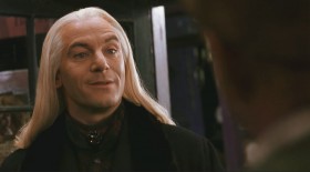 - What's the use of being a disgrace to the name of wizard if they don't even pay you well for it.
- We have a very different idea about what disgraces the name of wizard, Lucius.
