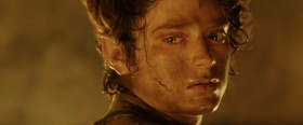 - Frodo!
- I'm here, Sam
- Destroy It! Go on! Now!  Throw It in the fire! What are you waiting for? Just let It go!
- The Ring is mine.
- No! No! Noooo!
