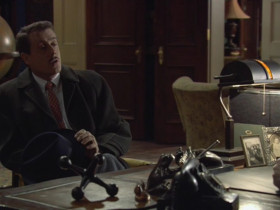 - This, uh, is in the strictest of confidence.
- Ah, yes, well, of course. Unless you’re loaded with something too heavy for me, like murder or treason.
- "Other sins only speak, murder shrieks out. Treason doth never prosper." Fear not, Mr. Goodwin,  I am loaded with neither.