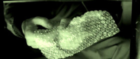 All he likes is popping bubble wrap.