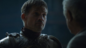 - You would spill blood in this holy place?
- Oh, the gods won't mind. They've spilled more blood than the rest of us combined.