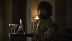 If I lost my cock, I'd drink all the time. Meaning no offense. He makes dwarf jokes, I make eunuch jokes.