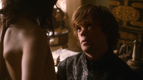 - My sister wants to hurt me. She'll look for any weakness she can find. She can't know about you.
- I'm the weakness?
- It's a compliment, my lady.
- How is being a weakness a compliment?