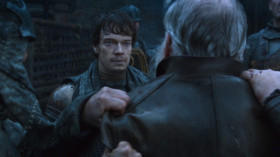 - Ser Rodrik, it grieves me that we meet as foes.
- It grieves me you've less honor than a back alley whore.