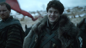 - I keep hearing stories about you, bastard. The way people in the North talk about you, you're the greatest swordsman who ever walked. Maybe you are that good. Maybe not. I don't know if I'd beat you. But I know that my army will beat yours. I have 6,000 men. You have, what, half that? Not even?
- Aye, you have the numbers. Will your men want to fight for you when they hear you wouldn't fight for them?