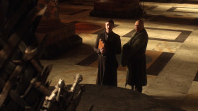 - When you imagine yourself up there, how do you look? Does the crown fit? Do all the lords and ladies simper and bow, the ones who sneered at you for years?
- It's hard for them to simper and bow without heads.
- A man with great ambition and no morals - I wouldn't bet against you.