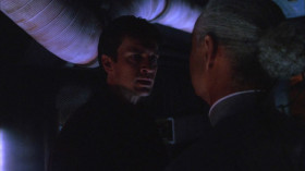 - If you take sexual advantage of her... you're going to burn in a very special level of hell. A level they reserve for child molesters... and people who talk at the theater.
- What...? I am not... Preacher, you got a smutty mind.
- Perhaps l spoke out of turn.
- Per-maybe-haps, I'm thinking.
- I apologize.I'll make her up a room in the passenger dorm.
- Thank you.
- The special hell.