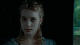 - Where's your corset? And no stockings.
- I'm against them.
- But you're not properly dressed.
- Who's to say what is proper? What if it was agreed that "proper" was wearing a codfish on your head? Would you wear it?
- Alice.