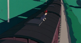 - Jiji, you'νe gotta come see the ocean. I don't belieνe it! It's huge!
- It's only a puddle to me.