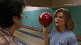 - Fuck you how I talk. I'll talk any fucking way I feel like. This is my fucking bowling night. Who the fuck are you to spoil it by telling me you love me?
- She really likes this guy.
